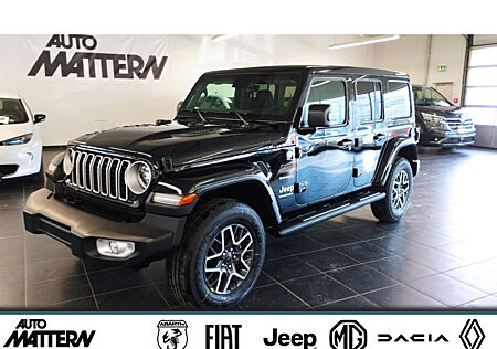 Jeep Wrangler Unlimited Sahara Sky One-Touch Leder.