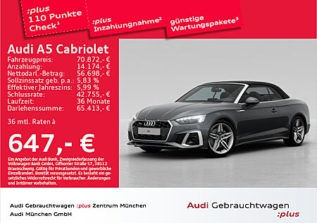 Audi A5 Cabriolet 45 TFSI qu. S tronic 2x S line Matrix/ACC/Kamera