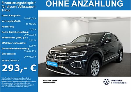 VW T-Roc 1.5 TSI DSG Style Navi Sitzheizung ACC Leichtmetallräder