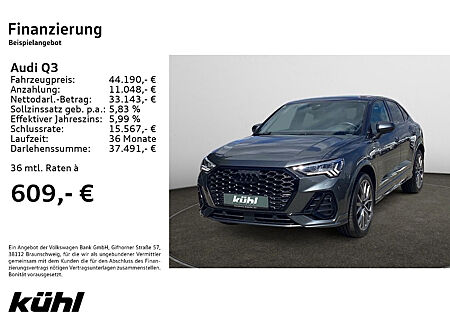 Audi Q3 35 Sportback 1.5 TFSI s-tronic S line Navi,AHK,LM20,Matrix,Optik Paket