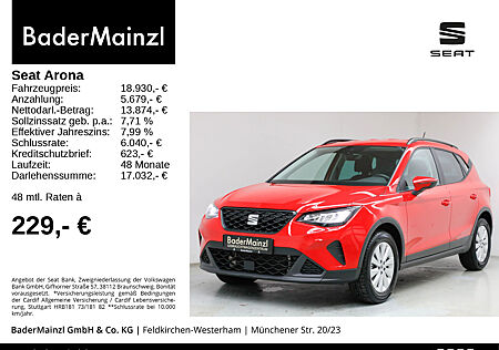 Seat Arona 1.0 TSI Style LED Navi Virtual SHZ Alu