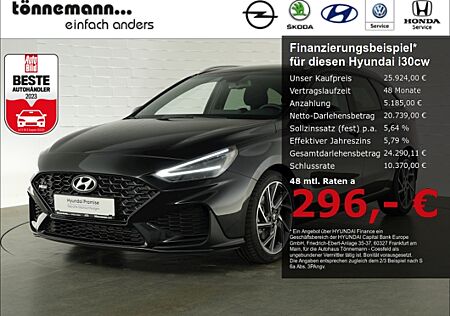 Hyundai i30 i30cw T-GDi N-LINE 48V+VOLL-LED+NAVI+RÜCKFAHRKAMERA+FERNLICHTASSISTENT