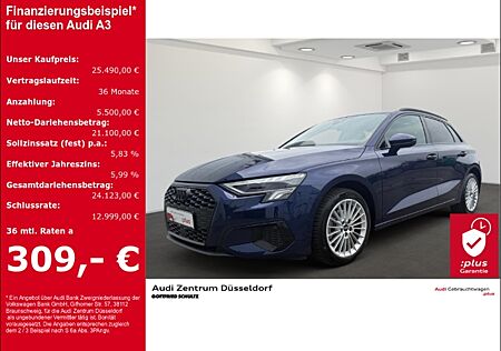 Audi A3 Sportback advanced 35 TFSI MMI VIRTUAL PDC SCHWARZ