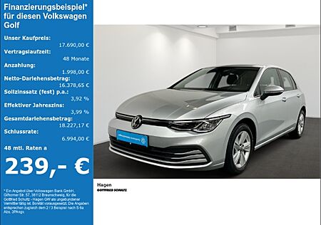 VW Golf VIII 1.5 TSI LED NAV APP KLIMAAUT Life