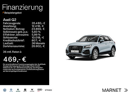 Audi Q2 Advanced 35 TDI*Navi*LED*PDC*Virtual Cockpit*Kamera*Sitzheizung