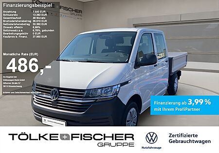 VW T6 .1 DoKa Pritsche 2.0 TDI LR AHK Klima SHZ 2,8t