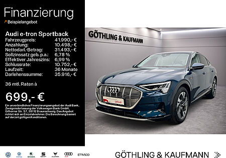 Audi e-tron Sportback 55 qu advanced*Air*B&O*Matrxi*Virtual*Navi+*360° Kamera*Stadt*Tour*