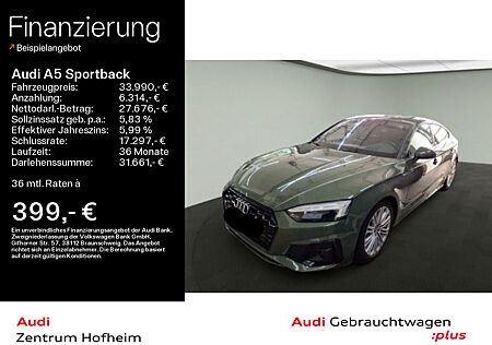 Audi A5 Sportback 45 TFSI qu S line S tro*HUD*Matrix*Navi+*Kamera*Sportsitze*Alcantara*