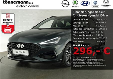 Hyundai i30 i30cw FACELIFT T-GDI ADVANTAGE DCT+VOLL LED+NAVI+RÜCKFAHRKAMERA+SITZ-/LENKRADHEIZUNG+INDUKTIONSL