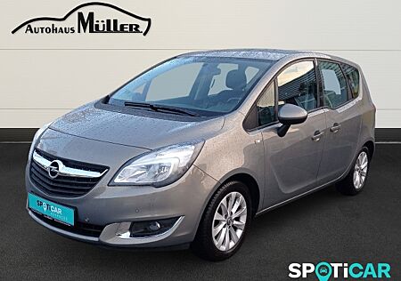 Opel Meriva B Style 1.4 Turbo AHK SHZ Mehrzonenklima Ambientebeleuchtung LenkradHZG Temp PDCv+h