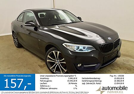 BMW 230i A Coupe Sport Line Leder Xen Navi Bluetooth