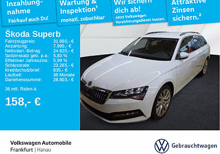 Skoda Superb Combi 2.0 TDI DSG Ambition Navi AHK RearView LaneAssist 3v534d