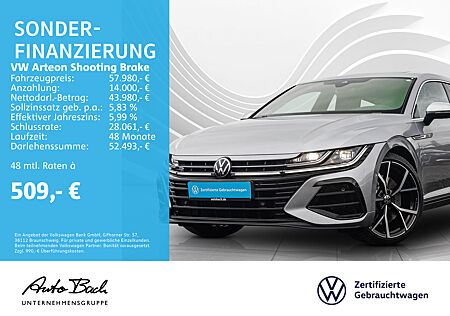 VW Arteon Shootingbrake R 2.0TSI 4M DSG Navi LED ACC DCC SD Digital Cockpit HuD AHK