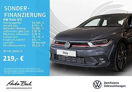 VW Polo GTI 2.0 TSI DSG, Navi, LED-Matrix, Rückfahrkamera, App-Connect, Soundsystem