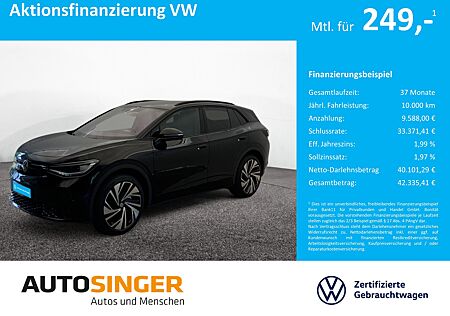 VW ID.4 GTX *WÄRME*IQ-L*AHK*ACC*SHZ*21"*NAVI*R-CAM*