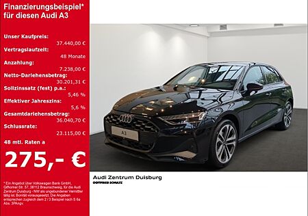 Audi A3 Sportback 35 TFSI digitales Cockpit LED Blendfreies Fernl. ACC El. Heckklappe sofort verfügbar!