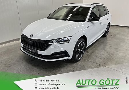 Skoda Octavia Combi Sportline DSG AHK-Vorb.*Navi*DAB*VZE*LED*ACC*SmartLink*DigiCockpit*elektr. Heckkl.*Kessy*Freispr.*Sitzheiz*PDC*vo+hi*LichtAssist*SpurAssist*Connect*Sunset*ZV*EFH*Ladeboden*Lenkradheiz*beheiz.Frontscheibe*Nebel*Armlehne*Metallic