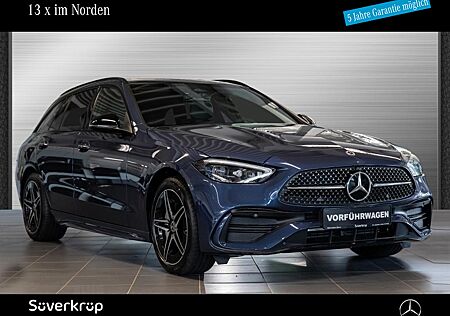 Mercedes-Benz C 300 de T AMG NIGHT DISTR SPUR PANO 360 STANDH