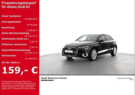 Audi A3 Sportback Advanced 30 TFSI S-TRONIC LED NAV PLUS SHZ PDC MUFU FSE