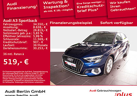 Audi A3 Sportback advanced 40 TFSI e S tronic