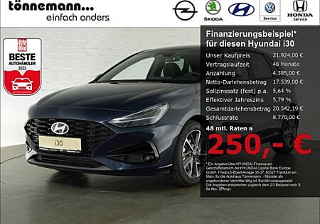 Hyundai i30 FACELIFT T-GDI ADVANTAGE+VOLL LED+NAVI+RÜCKFAHRKAMERA+SITZHEIZUNG+ALUFELGEN+PARKPILOT