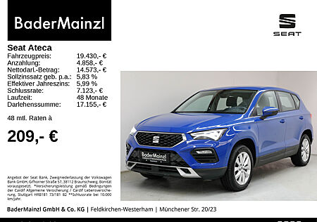 Seat Ateca 1.0 TSI Style AHK Navi LED SHZ Carplay