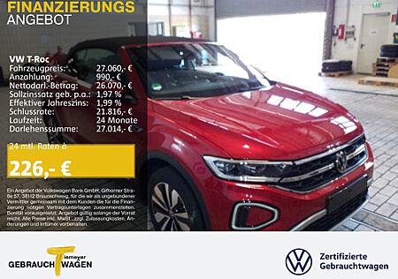 VW T-Roc Cabrio 1.5 TSI STYLE ST.HEIZ LED+ SITZH VIRTUAL