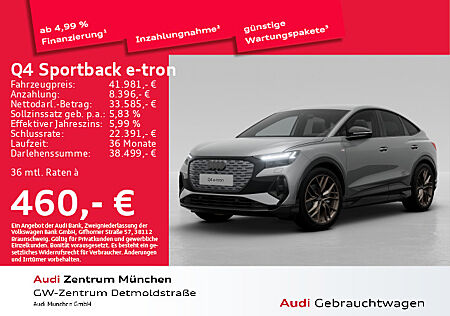 Audi Q4 e-tron Q4 S line edition one