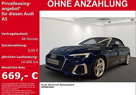 Audi A5 Cabrio 40 TFSI S line El. Verdeck Navi Cockpit Soundsystem 360 Kamera Massagesitze