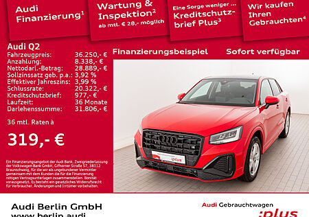 Audi Q2 S line 35 TDI S tr. PANO NAVI AHK RFK