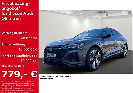 Audi Q8 e-tron SPORTBACK S LINE 55 E-TRON Allrad Luftfederung AHK-abnehmbar El. Panodach GESCHÄFTSFAHRZEUG DES HAUSES