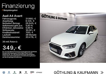 Audi A4 Avant 40 TFSI S line S tro*LED*Navi+*Teilleder*19''*PDC+*klimaaut.*