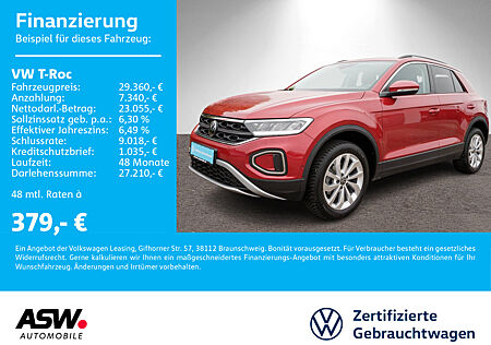 VW T-Roc Life 1.5TSI LED Navi PDC SHZ Stdhzg VC AHK