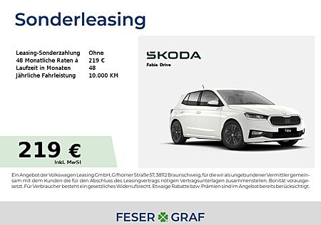 Skoda Fabia Drive 1,0l TSI DSG *SZH*KLIMA*SMART-LINK*