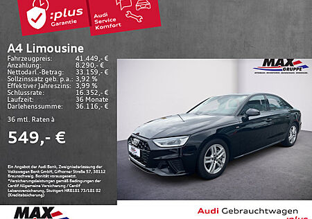 Audi A4 Limousine 40 TDI S-LINE QUATTRO +KAM+AHK+VCP+