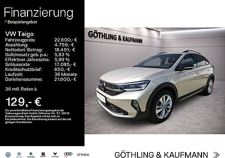 VW Taigo Tageszulassung - Life 1,0 l TSI 5 -Gang *KLIMA *LED *CARPLAY *SHZ