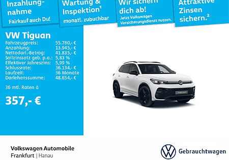 VW Tiguan 2.0 TDI DSG R-Line Navi AHK LED Heckleuchten Panoramadach Sitzheizung Standheizung Leichtmetallfelgen