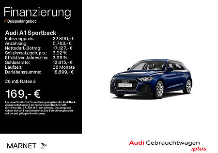 Audi A1 Sportback Advanced 30 TFSI*PDC*Virtual Cockpit* Connect*Sitzheizung