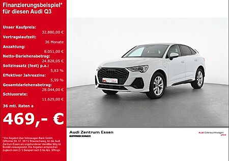 Audi Q3 Sportback 45 TFSI e S-LINE S-TRONIC LED PLUS RÜFA SHZ PDC MUFU FSE