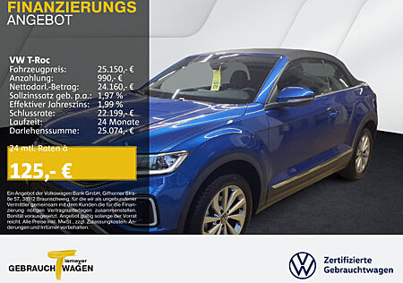 VW T-Roc Cabrio 1.0 TSI STYLE NAVI KAMERA LED+ VIRTUAL