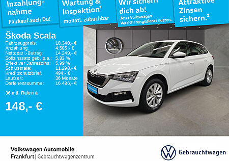 Skoda Scala 1.0 TSI Ambition AHK LED Heckleuchten Leichtmetallfelgen Einparkhilfe