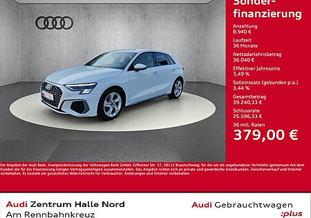 Audi A3 Sportback 40 TFSI quattro S line S tronic