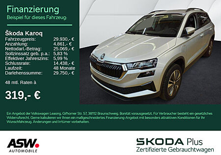 Skoda Karoq Tour 1.5 TSI DSG Navi LED SHZ v+h PDC RFK