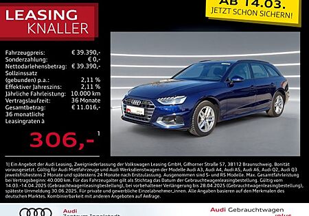 Audi A4 Avant Advanced 40 TDI Pano LED ACC NAVI Kamer