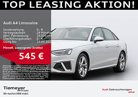 Audi A4 Limousine 35 TFSI S LINE MATRIX NAVI LM18