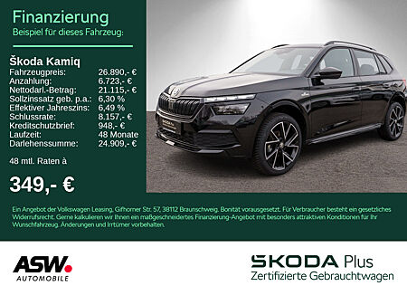 Skoda Kamiq Monte Carlo 1.0 TSI DSG Navi LED Pano RFK