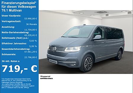 VW T6 Multivan T6.1 Multivan Gen. Six DSG LED NAVI KAMERA SHZ PDC LM