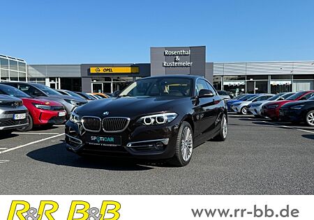 BMW 218 i Luxury Line Coupe Navi Memory Sitze LED Mehrzonenklima Fahrerprofil