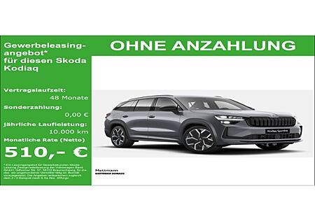 Skoda Kodiaq Sportline IV DSG RFK AHK SHZ KESSY APP MATRIX