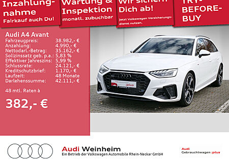 Audi A4 Avant 40 quattro TDI S line Black-Paket B&O Kamera Matrix LED uvm